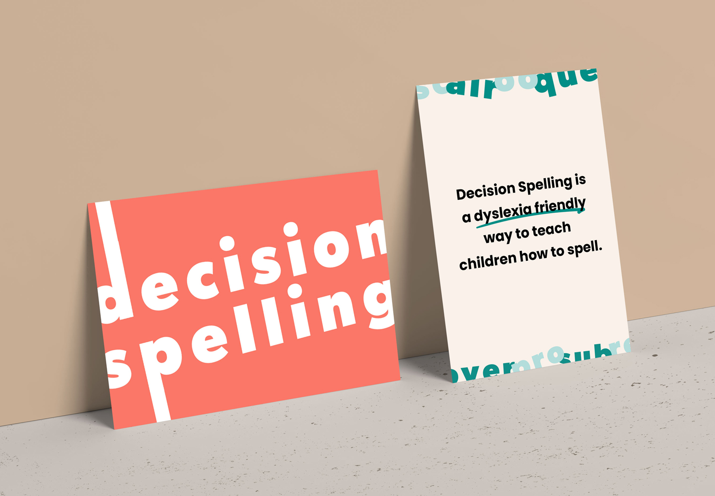 Decision Spelling Logo Branding